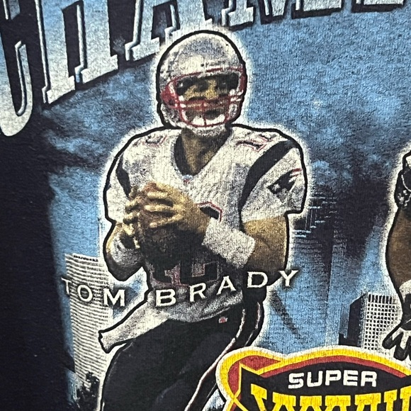 New England Patriots Super Bowl XXXVVIII Tee Size 2XL (Preowned) - Picture 3 of 12